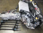 2007-2012 Subaru Forester XT, 2007-2009 Subaru Legacy GT Motor 5 Speed 4.1fd EJ20X-2GEN 2.0L 4 Cyl Engine Rear Diff Axles - Image 3