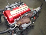 1990-1994 Nissan Silvia S13 Red Top Motor 5 speed SR20DET 2.0L 4 Cyl Engine - Image 14