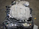 2005-2006 Infiniti G35 Motor 6 Speed Manual Transmission VQ35DE Rev Up 3.5L 6 Cyl Engine - Image 4