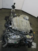 2005-2006 Infiniti G35 Motor 6 Speed Manual Transmission VQ35DE Rev Up 3.5L 6 Cyl Engine - Image 3
