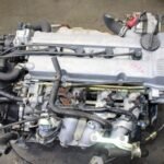 1993-2001 Nissan Altima Motor KA24DE A/T Transmission 2.4L 4 Cyl Engine